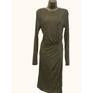 Whistles dress womens  drapey slinky sexy stretchy small  34 ch 38H
